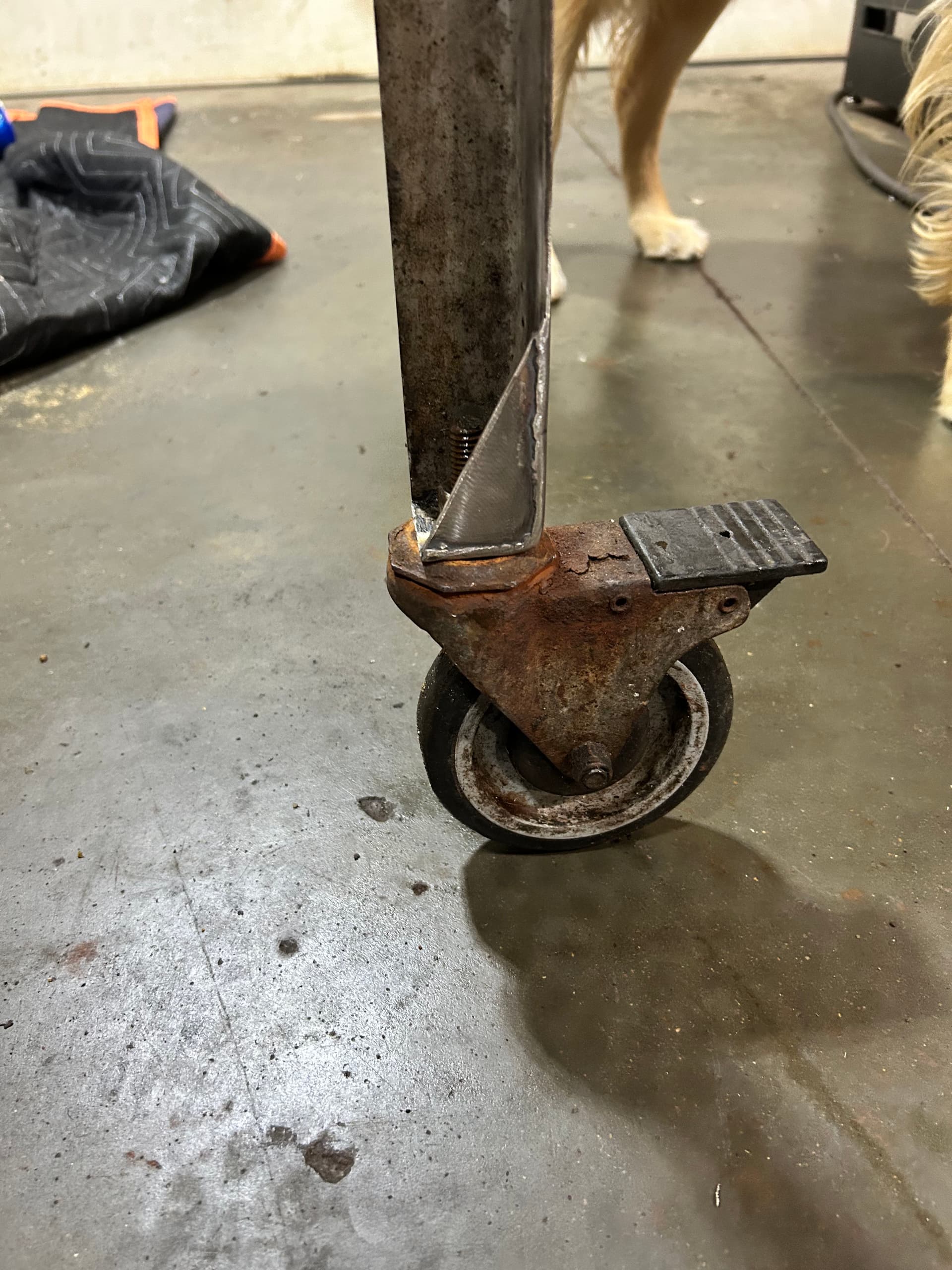 Gallery photos for Kettle Corn Cart Wheel Mount Repair Done Right: Image #3