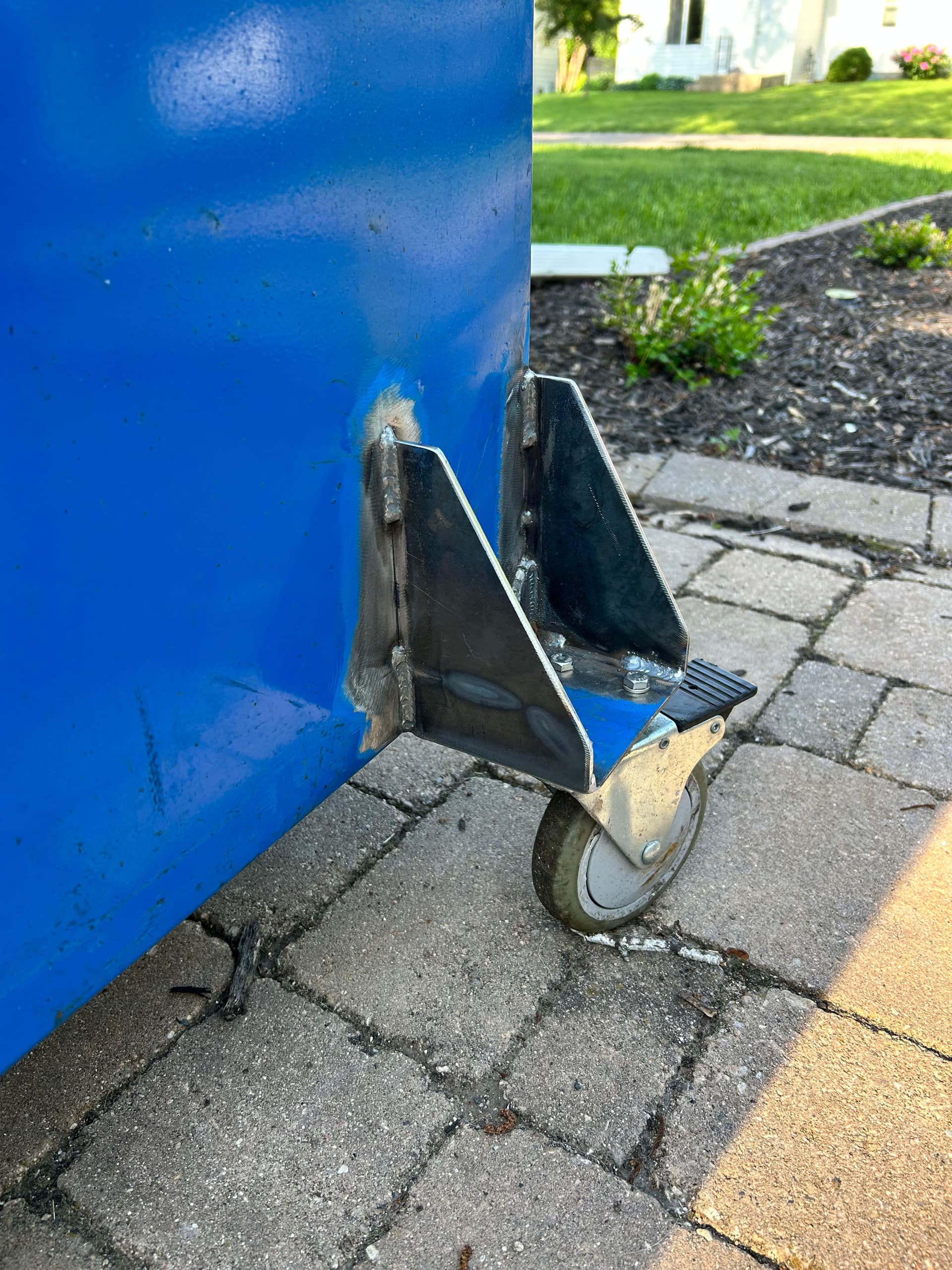Gallery photos for Kettle Corn Cart Wheel Mount Repair Done Right: Image #6