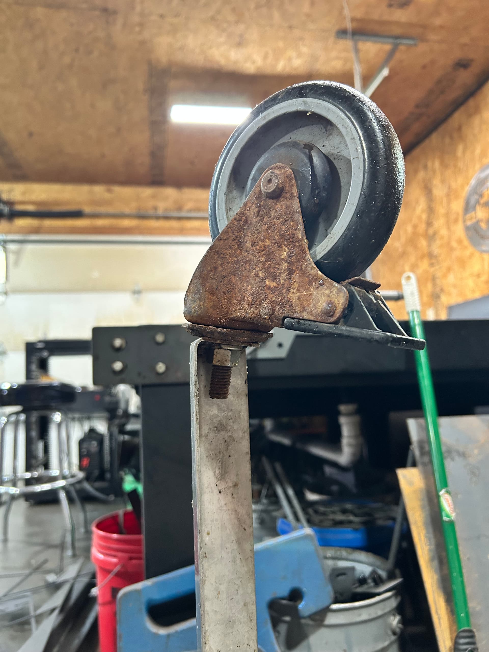 Kettle Corn Cart Wheel Mount Repair Done Right