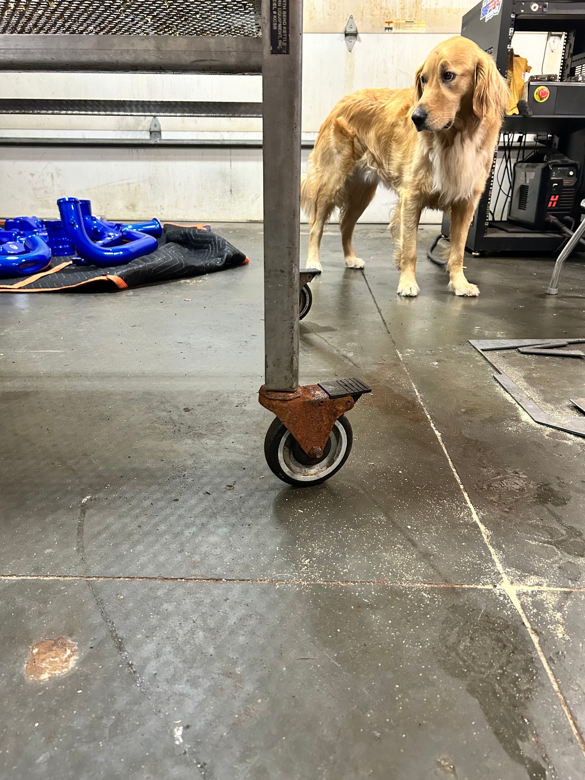 Gallery photos for Kettle Corn Cart Wheel Mount Repair Done Right: Image #4
