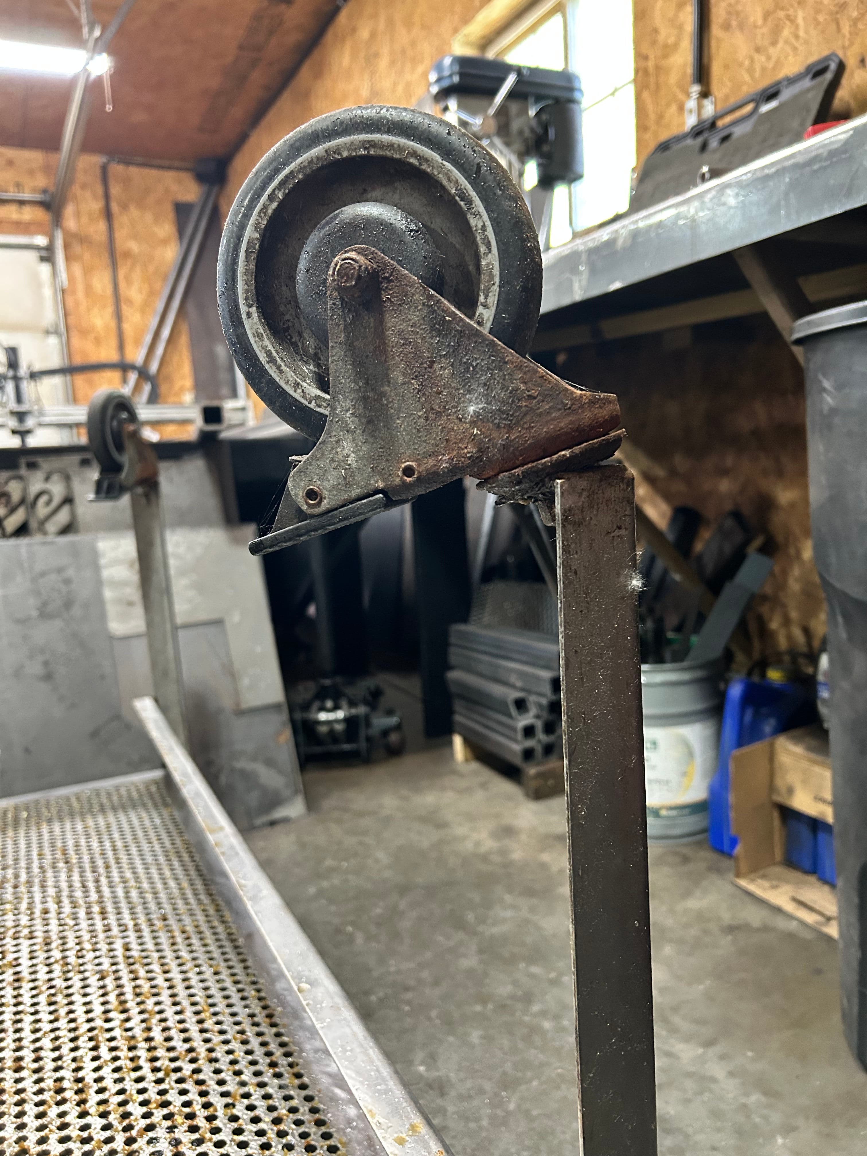 Project Kettle Corn Cart Wheel Mount Repair Done Right image