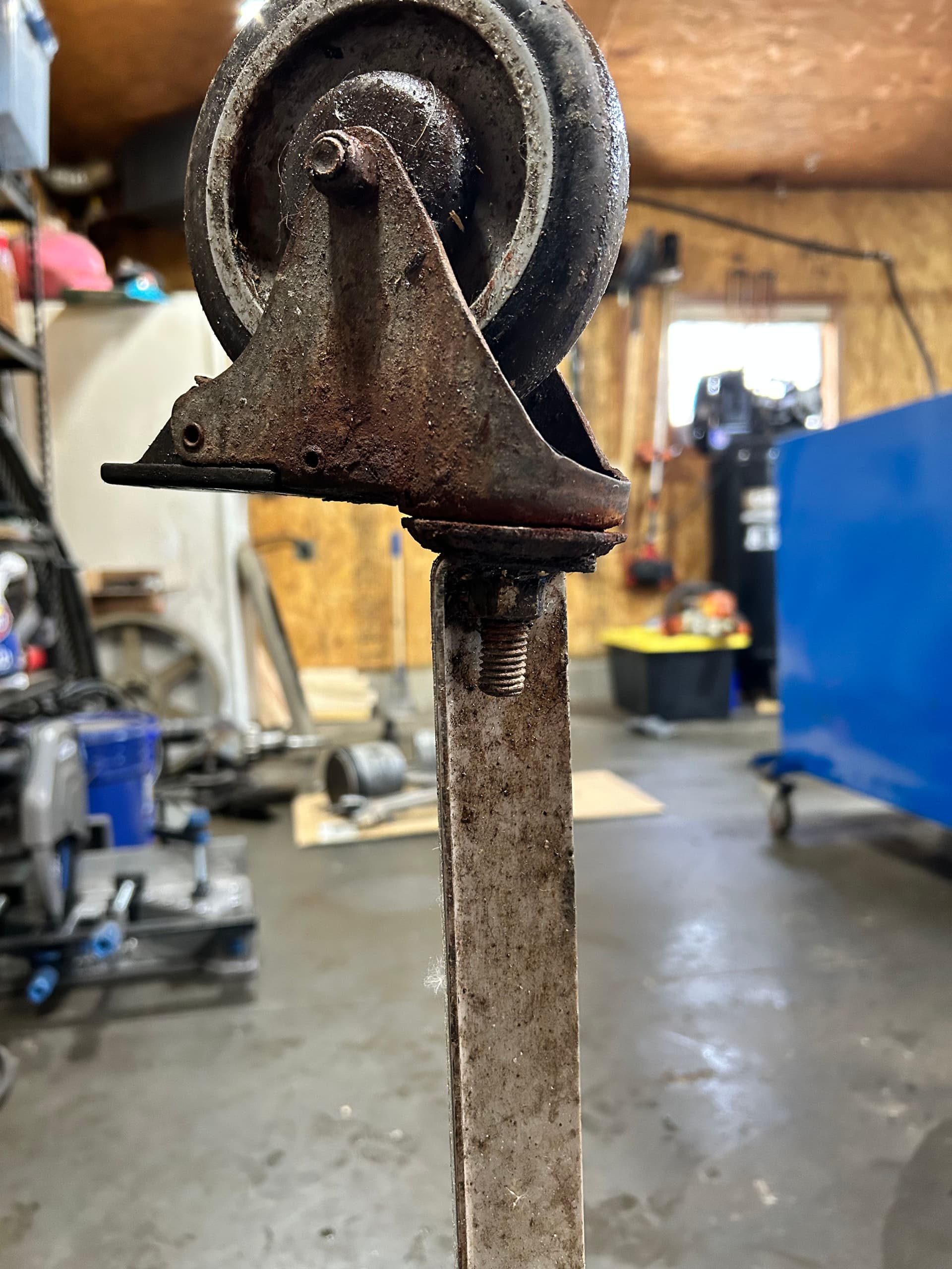 Kettle Corn Cart Wheel Mount Repair Done Right