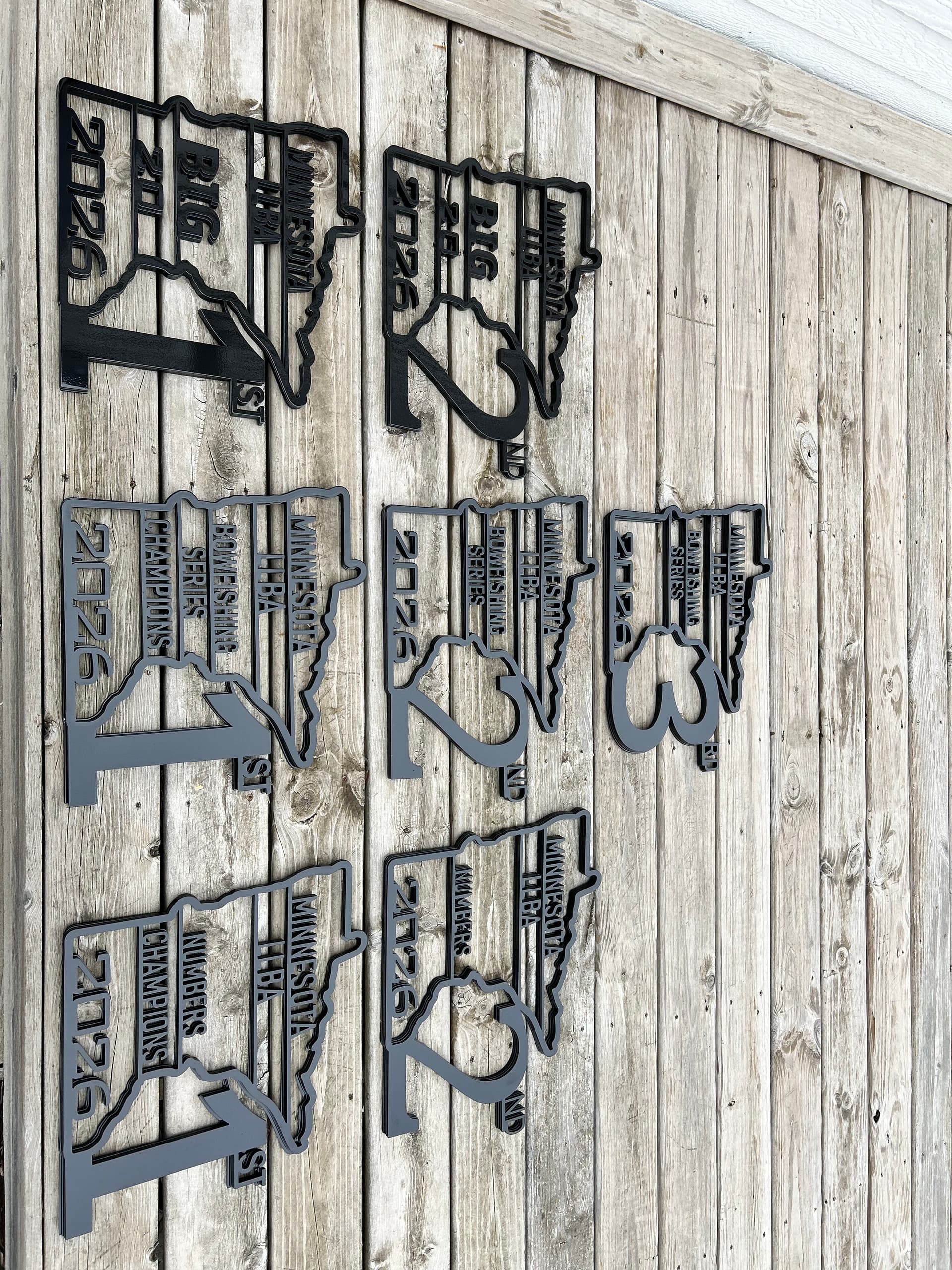 Custom Metal Trophies for the Minnesota LLBA Bowfishing Association image