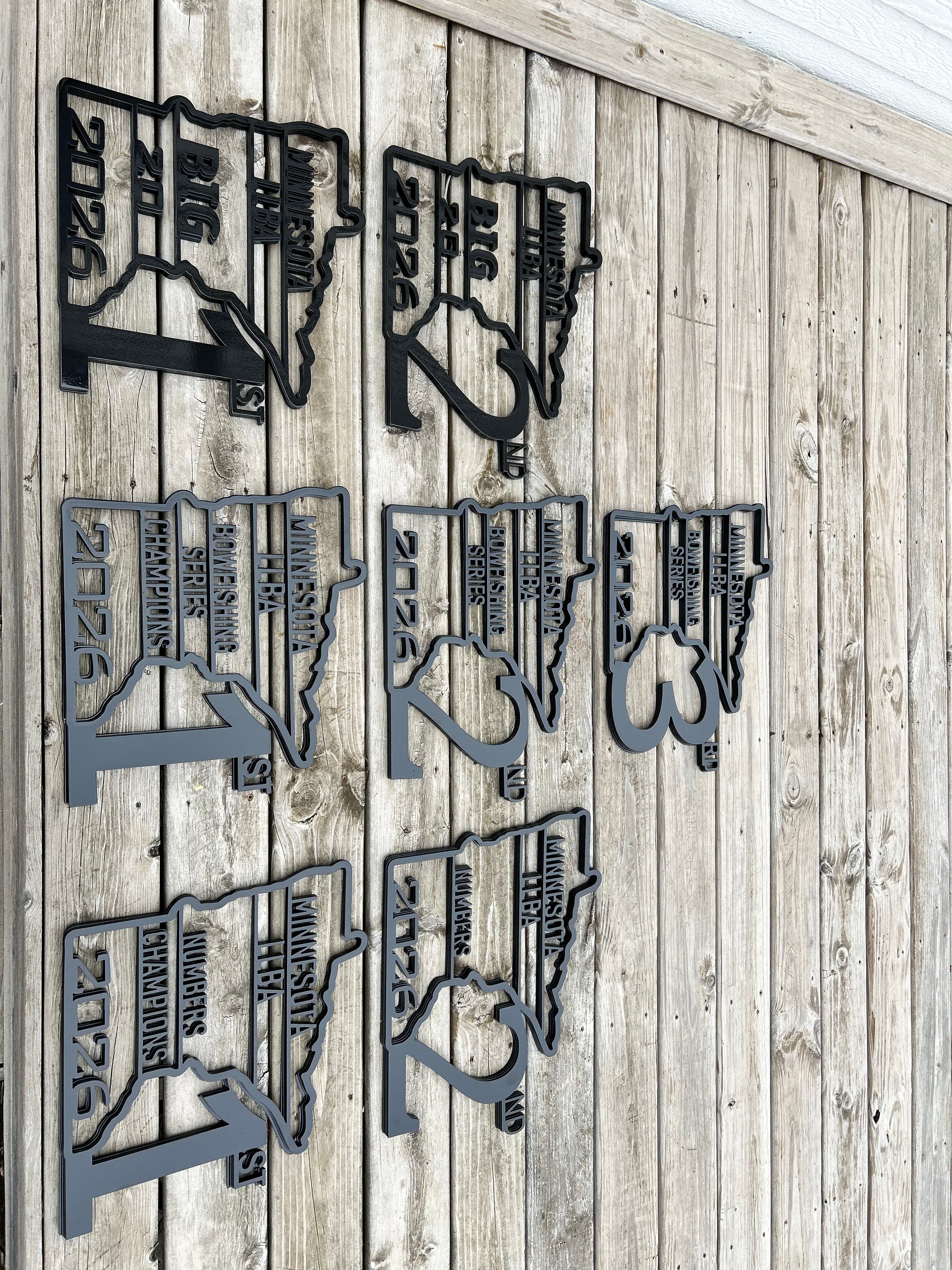 Project Custom Metal Trophies for the Minnesota LLBA Bowfishing Association image