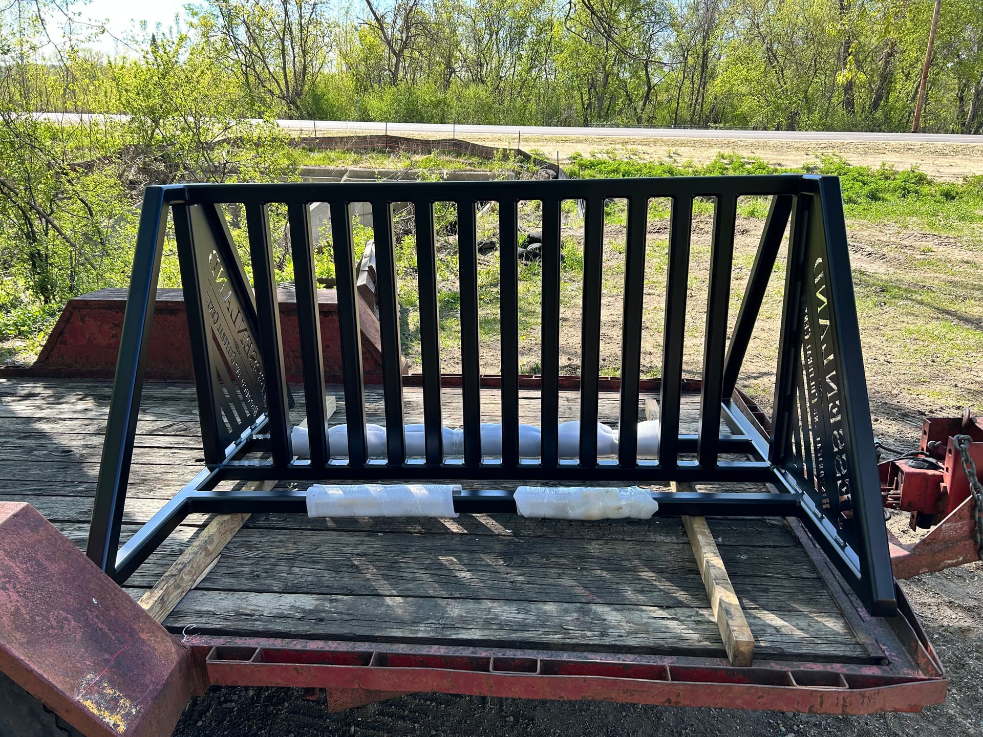 Gallery photos for Heavy Duty Custom Bike Rack Fabricated for Jessenland Historical and Cultural Center: Image #3